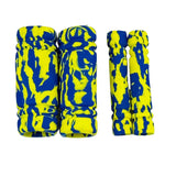 SEAMETAL 4pcs Soft EVA Motorcycle Handlebar Grips Non Slip Motorbike Handle Grips Cover Set For Scooter Motorcycle Accessories