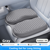 SEAMETAL Summer Car Gel Seat Cushion Breathable Seat Cover Pad Cooling Honeycomb Design Universal for Car Seat Home Office Chair