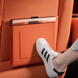SEAMETAL Leather Car Trash Can Magnetic Seat Back Hanging Hidden Storage Bag Vehicle Interior Organizer Creative Auto Accessories