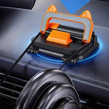 SEAMETAL Universal Dashboard Car Phone Holder 360° Rotation Stable Car Phone Mount With Parking Number Plate Smartphone Navigation Holder