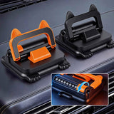 SEAMETAL Universal Dashboard Car Phone Holder 360° Rotation Stable Car Phone Mount With Parking Number Plate Smartphone Navigation Holder