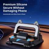 SEAMETAL Universal Dashboard Car Phone Holder 360° Rotation Stable Car Phone Mount With Parking Number Plate Smartphone Navigation Holder