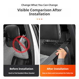 SEAMETAL Car Seat Belt Extension Fixed Auto Seat Belt Retainer Strip Car Decoration Interior Seat Belt Modification Accessory