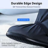SEAMETAL Riding Rain Boots Cover Waterproof Shoes Men Women Non-slip Reflective Shoes Cover For Motorcycle Boots Rain Cover