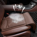 SEAMETAL Memory Foam Leg Support Extender Universal Car Seat Cushion Suede Thick Seat Padding Mat Front Seat Comfortable Pads