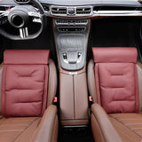 SEAMETAL Memory Foam Leg Support Extender Universal Car Seat Cushion Suede Thick Seat Padding Mat Front Seat Comfortable Pads