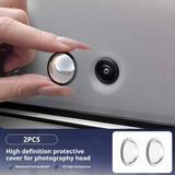SEAMETAL Car camera protective cover, 360 ° high-definition panoramic reversing camera lens, waterproof and dustproof protective cover