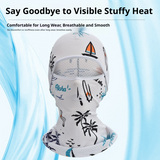 SEAMETAL Breathable Ice Silk Balaclava UV Protection Face Cover Moisture Wicking Outdoor Sports Motorcycle Biking