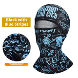 SEAMETAL Breathable Ice Silk Balaclava UV Protection Face Cover Moisture Wicking Outdoor Sports Motorcycle Biking