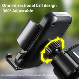 SEAMETAL Universal Motorcycle Phone Holder 360° Adjustable Shockproof Electric Bike Riding Cellphone Mount Navigation Bracket