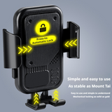 SEAMETAL Universal Motorcycle Phone Holder 360° Adjustable Shockproof Electric Bike Riding Cellphone Mount Navigation Bracket
