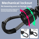 SEAMETAL Universal Motorcycle Phone Holder 360° Adjustable Shockproof Electric Bike Riding Cellphone Mount Navigation Bracket