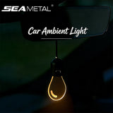 SEAMETAL LED Car Light Bulb Car Interior Pendant Light Car Rear View Mirrior Accessories For Automotive Vehicles Trailer Truck