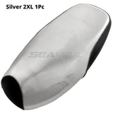 SEAMETAL Leather Motorcycle Seat Cushion Cover Universal Anti-slip Seat Protector Mat Rainproof Sun-proof Wear-resistant
