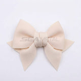 SEAMETAL Motorcycle Helmet Bow Fabric Ribbon Layered Loops Adhesive Attachment Personalized Styling Helmet Decoration