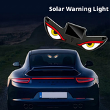 SEAMETAL Car Solar Window Light Demon Eye Graphic Suction Mount Rechargeable ABS Acrylic Body Vehicle Styling Decor