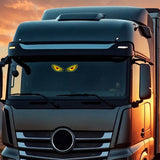 SEAMETAL Car Solar Window Light Demon Eye Graphic Suction Mount Rechargeable ABS Acrylic Body Vehicle Styling Decor