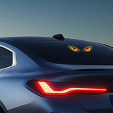 SEAMETAL Car Solar Window Light Demon Eye Graphic Suction Mount Rechargeable ABS Acrylic Body Vehicle Styling Decor