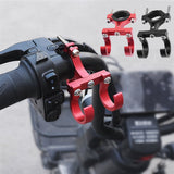 SEAMETAL Motorcycle Handlebar Hook Rotating Metal Clamp Padded Screw Mount Bag Hanging Daily Storage Scooter Accessories