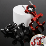 SEAMETAL Motorcycle Handlebar Hook Rotating Metal Clamp Padded Screw Mount Bag Hanging Daily Storage Scooter Accessories