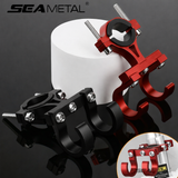 SEAMETAL Motorcycle Handlebar Hook Rotating Metal Clamp Padded Screw Mount Bag Hanging Daily Storage Scooter Accessories