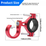 SEAMETAL Motorcycle Handlebar Hook Rotating Metal Clamp Padded Screw Mount Bag Hanging Daily Storage Scooter Accessories