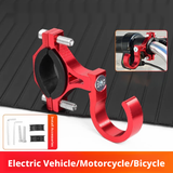 SEAMETAL Motorcycle Handlebar Hook Rotating Metal Clamp Padded Screw Mount Bag Hanging Daily Storage Scooter Accessories
