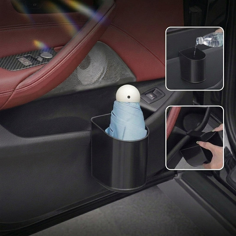 SEAMETAL Car Hanging Cup Holder Clip Mount Open Top Washable Container Umbrella Storage Cabin Organizer Auto Accessories