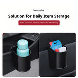SEAMETAL Car Hanging Cup Holder Clip Mount Open Top Washable Container Umbrella Storage Cabin Organizer Auto Accessories