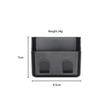 SEAMETAL Car Storage Pocket Adhesive Mount Phone Storage Metal Key Hooks Open Compartment Cabin Organizer Accessories