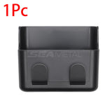 SEAMETAL Car Storage Pocket Adhesive Mount Phone Storage Metal Key Hooks Open Compartment Cabin Organizer Accessories