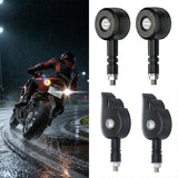 SEAMETAL Motorcycle RGB Lights Wired Threaded Mount Magnetic Effect Selection Horn Flash Decor Styling Lamp Accessories