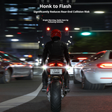 SEAMETAL Motorcycle RGB Lights Wired Threaded Mount Magnetic Effect Selection Horn Flash Decor Styling Lamp Accessories