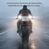 SEAMETAL Motorcycle RGB Lights Wired Threaded Mount Magnetic Effect Selection Horn Flash Decor Styling Lamp Accessories