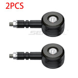 SEAMETAL Motorcycle RGB Lights Wired Threaded Mount Magnetic Effect Selection Horn Flash Decor Styling Lamp Accessories