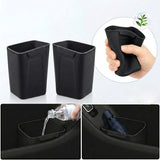 SEAMETAL Car Door Trash Bin Removable Silicone Insert Contoured Shape Washable Body Umbrella Storage Pocket Organizer