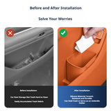 SEAMETAL Car Door Trash Bin Removable Silicone Insert Contoured Shape Washable Body Umbrella Storage Pocket Organizer