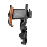 SEAMETAL Motorcycle Phone Mount Quick Release Side Clamp Padded Contacts Adjustment Knob Mirror Handlebar Phone Bracket