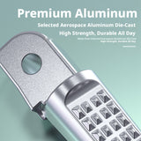SEAMETAL Motorcycle Passenger Foot Pegs Folding Aluminum Alloy Textured Surface Bolt Mount Riding Support Scooter Parts