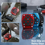SEAMETAL Motorcycle Brake Pedal Cover Textured Contact Insert Metal Shell Bolt Plates Pedal Styling Scooter Accessories