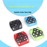 SEAMETAL Motorcycle Brake Pedal Cover Textured Contact Insert Metal Shell Bolt Plates Pedal Styling Scooter Accessories