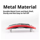 SEAMETAL Motorcycle Brake Pedal Cover Textured Contact Insert Metal Shell Bolt Plates Pedal Styling Scooter Accessories