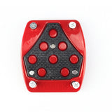 SEAMETAL Motorcycle Brake Pedal Cover Textured Contact Insert Metal Shell Bolt Plates Pedal Styling Scooter Accessories