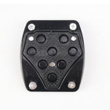 SEAMETAL Motorcycle Brake Pedal Cover Textured Contact Insert Metal Shell Bolt Plates Pedal Styling Scooter Accessories