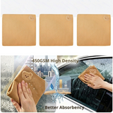 SEAMETAL Car Cleaning Towels Double Sided Suede Coral Fleece Absorbent Washable Cloth Sewn Edges Auto Detailing Tools