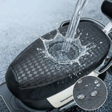 SEAMETAL Motorcycle Seat Cover Checkered Texture Sewn Edge Water Resistant Surface Saddle Protection Scooter Accessory