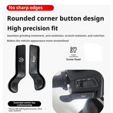 SEAMETAL Motorcycle Button Extension Covers ABS Shell Elongated Grip Horn Start Switch Screw Mount Scooter Accessories
