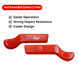 SEAMETAL Motorcycle Button Extension Covers ABS Shell Elongated Grip Horn Start Switch Screw Mount Scooter Accessories