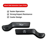 SEAMETAL Motorcycle Button Extension Covers ABS Shell Elongated Grip Horn Start Switch Screw Mount Scooter Accessories