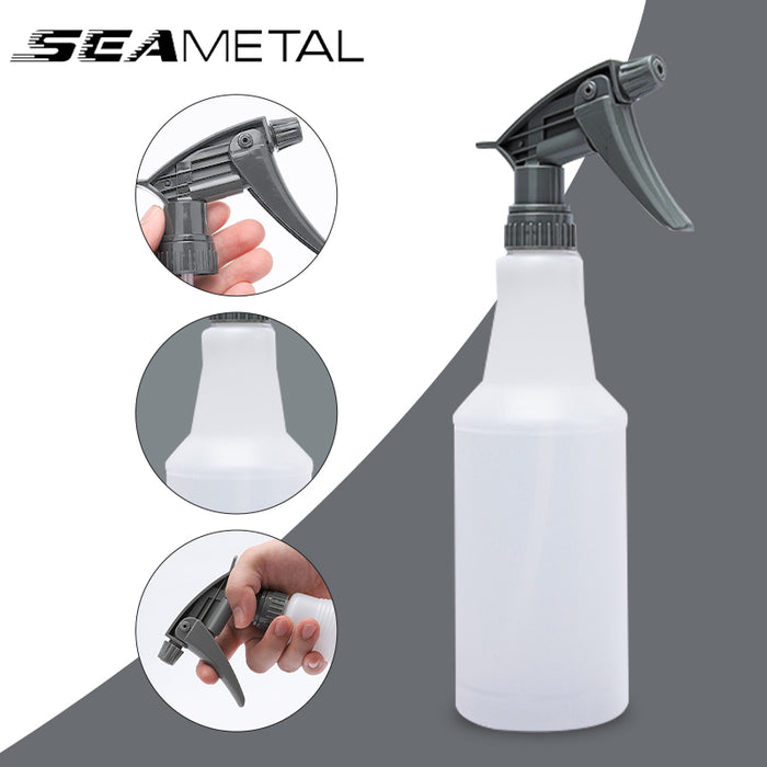 SEAMETAL 800ML Portable Spray Bottle Refillable Plastic Empty Container Atomizer Adjustable Nozzle